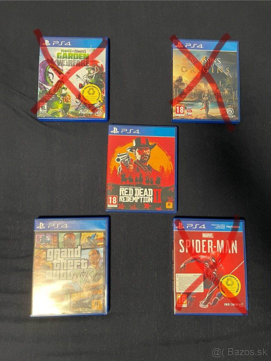 Predám originálne hry na PS4
