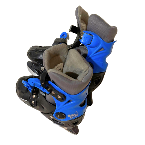 Detské korčule WORKER Blue Fairy – nastaviteľné (veľ. 29–32)