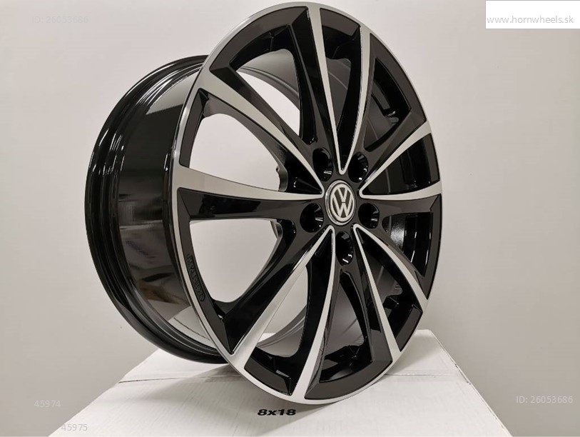 Vw Golf, Caddy alu disky 8X19 ET45 5X112 1237