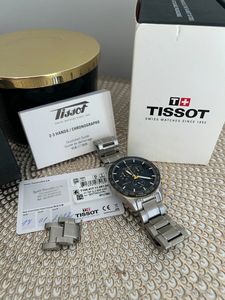 TISSOT T100.417.11.051.00 PRS 516 Quartz Chronograph
