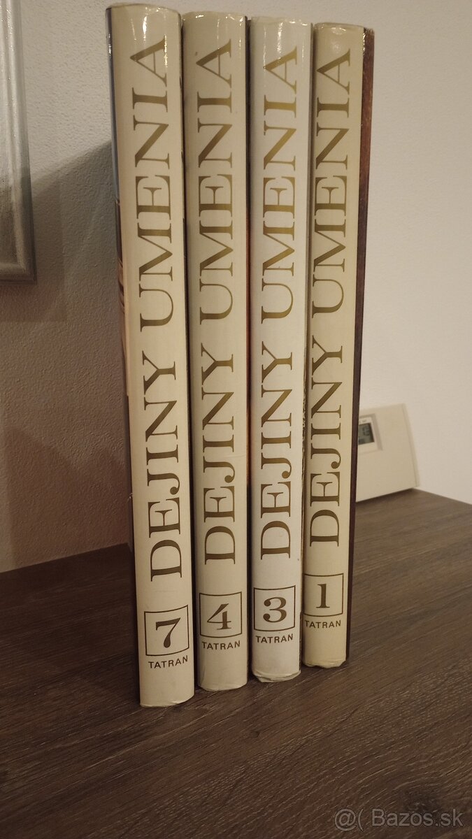 Dejiny umenia - diel 1, 3, 4, 7