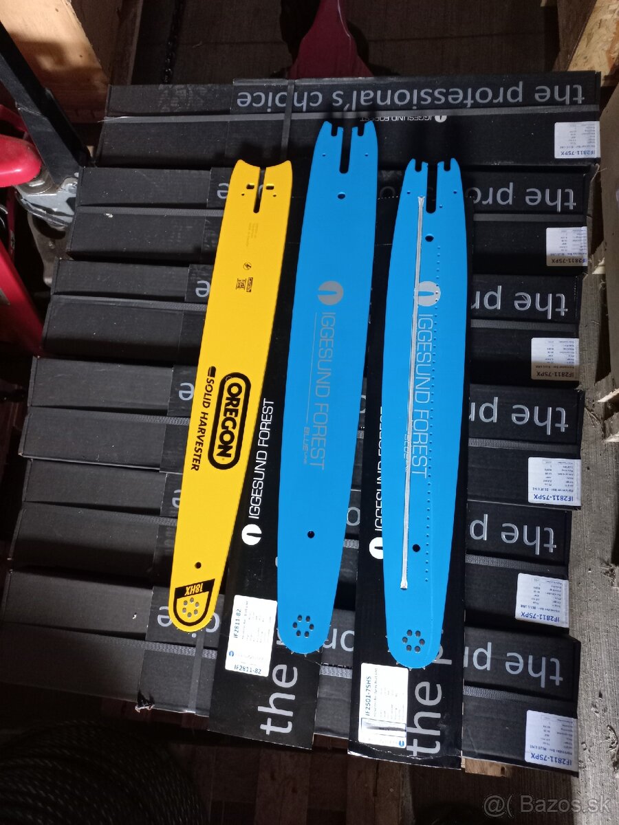 Predam lišty na harvestor Iggesund forest, oregon