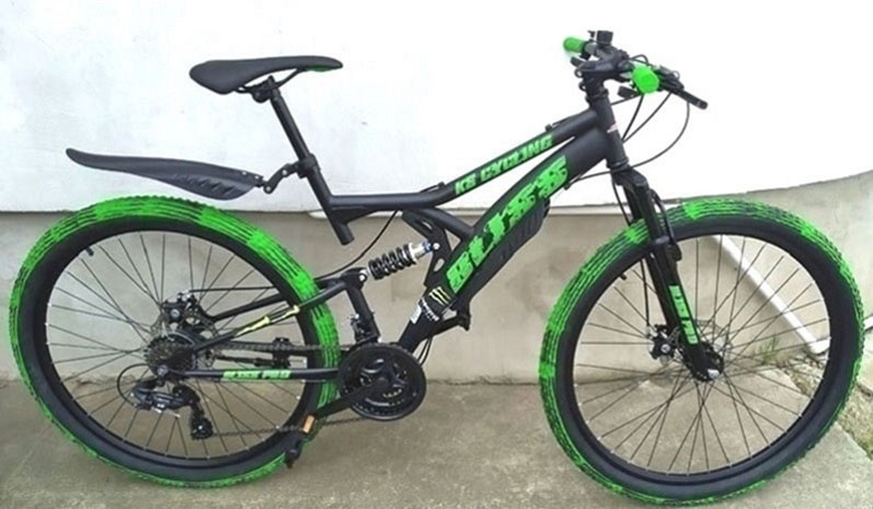 Horský celoodprúžený bicykel