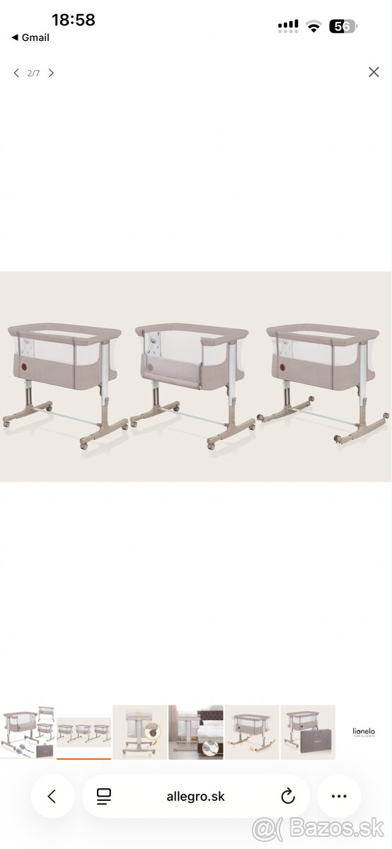 Postieľka, kolíska