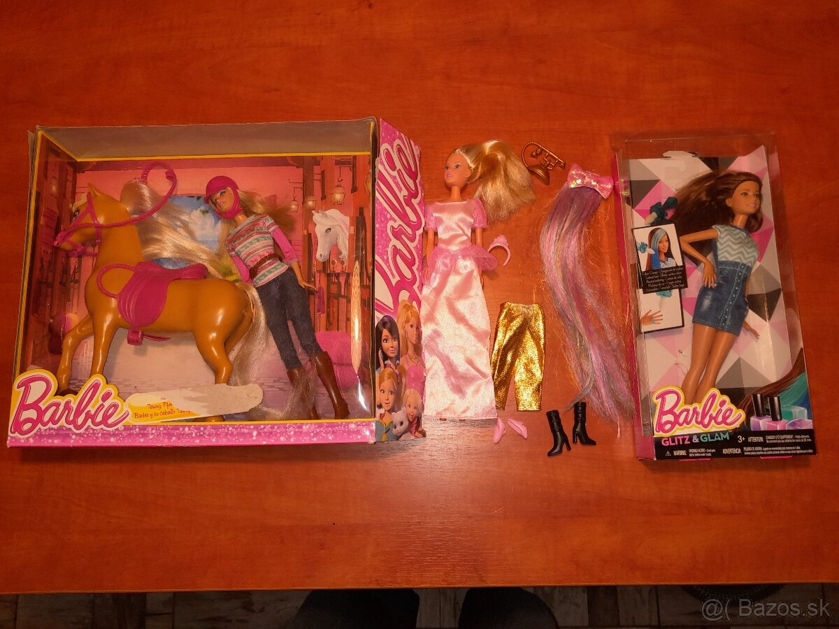 Barbie - rôzne - aj kôň