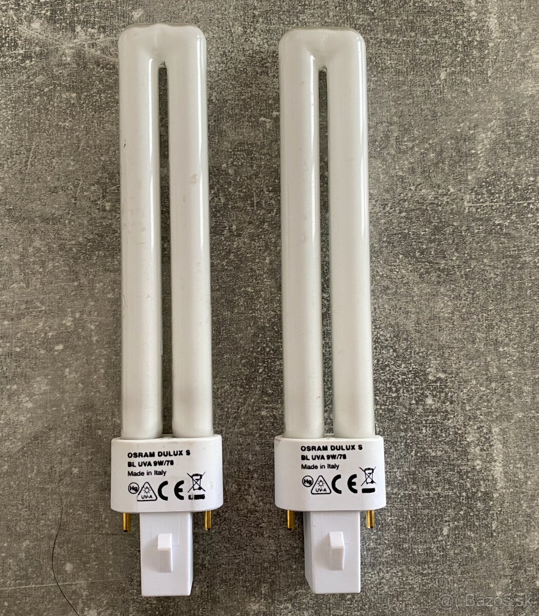 Predám UV žiarovky Osram Dulux S BL UVA 9W/78