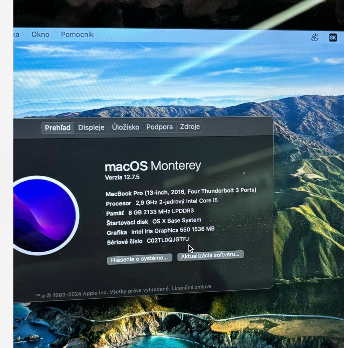 apple macbook pro 13 inch 2016