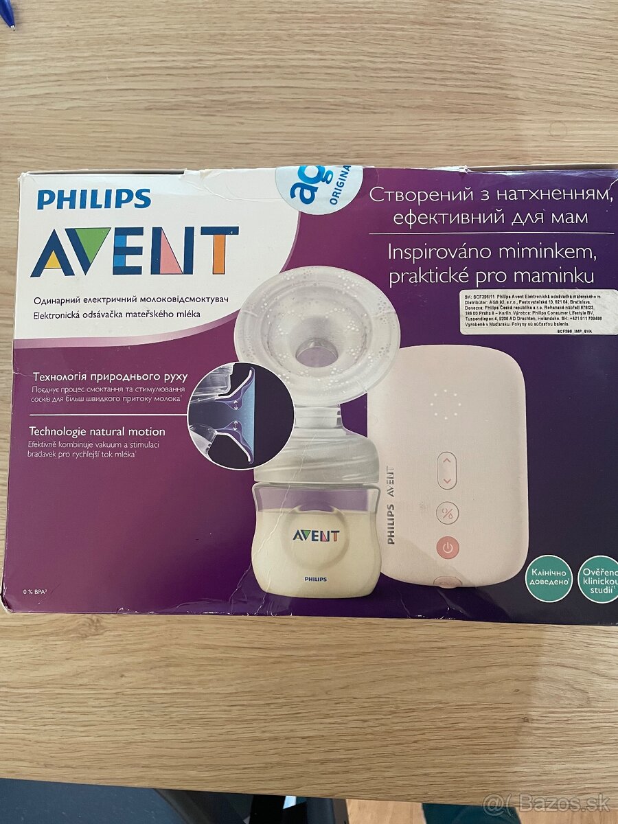 Elektricka odsavacka mlieka Phillips Avent