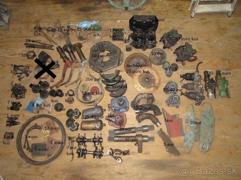 Zetor 25 rozne diely