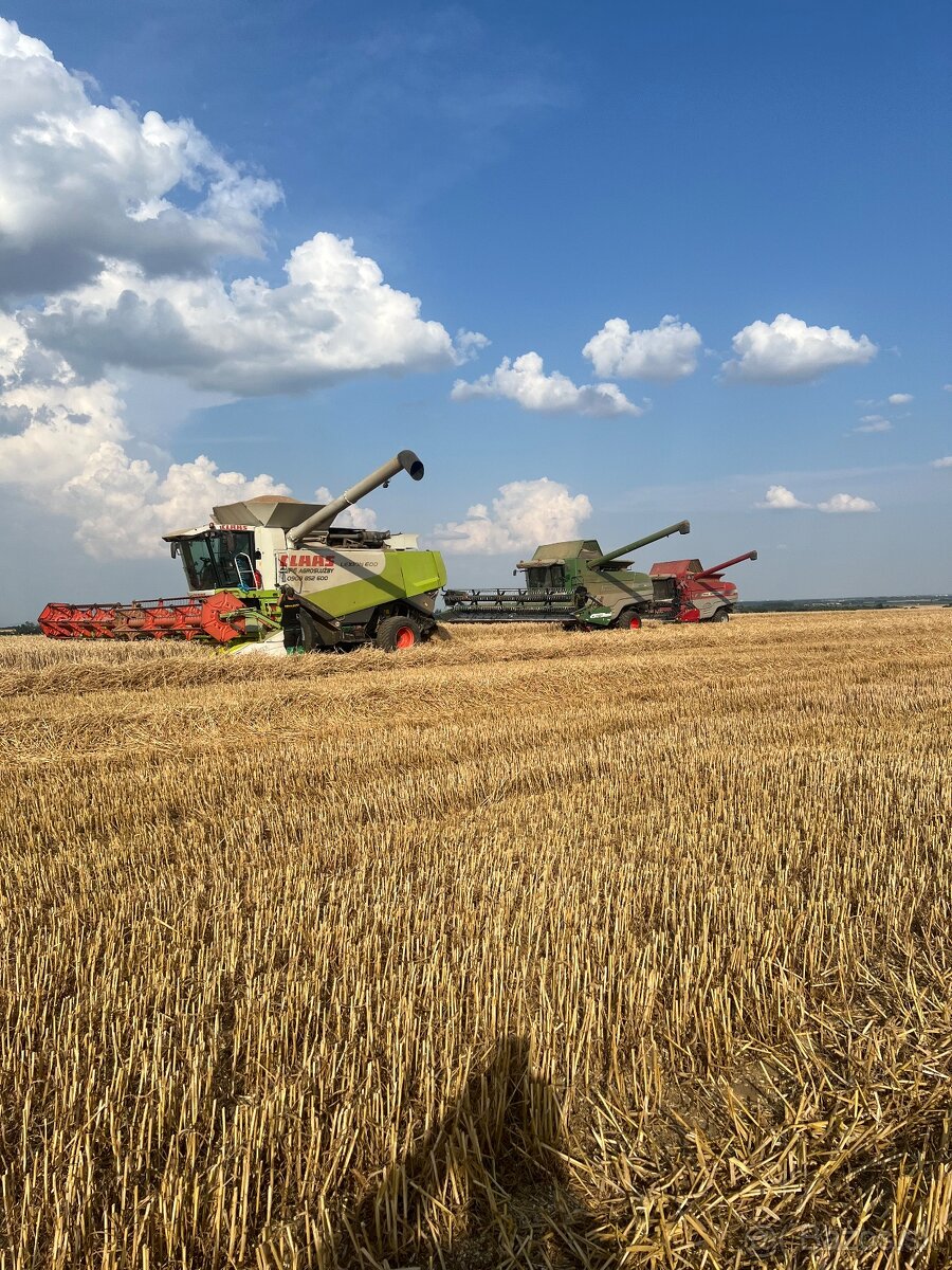 Žaťevné práce Claas Fendt
