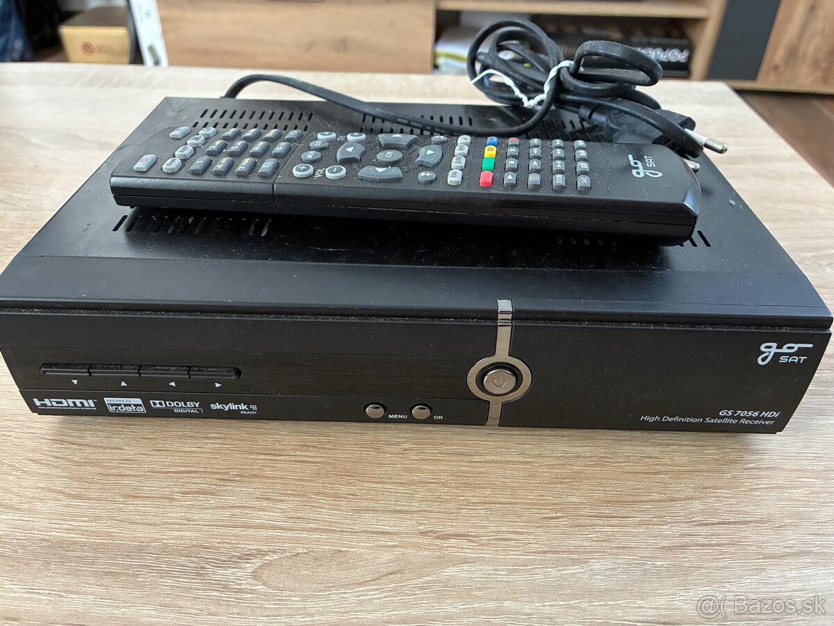 Predám satelitný prijímač GoSAT GS 7056 HDi