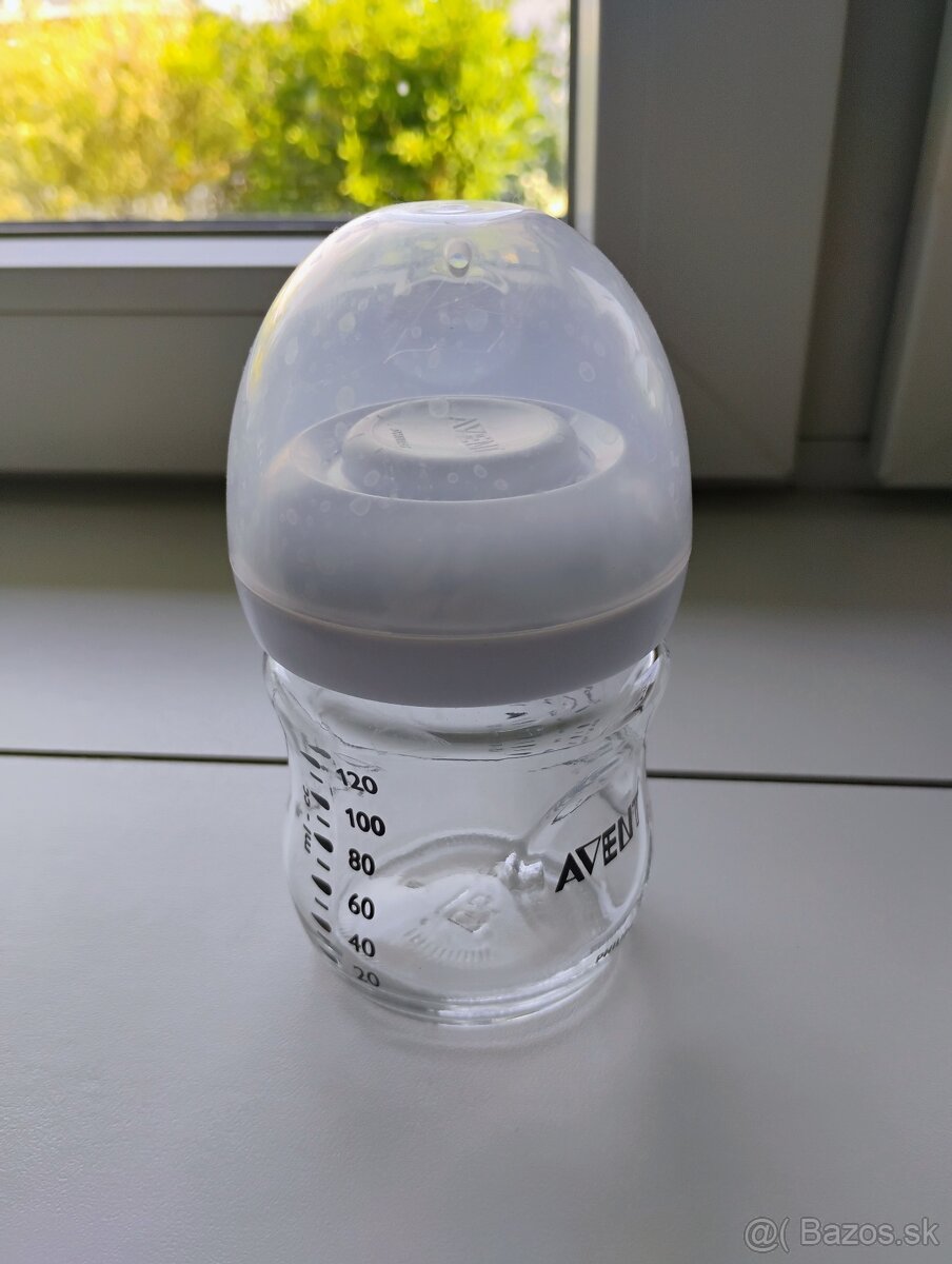 Sklenená fľaša Avent 120 ml
