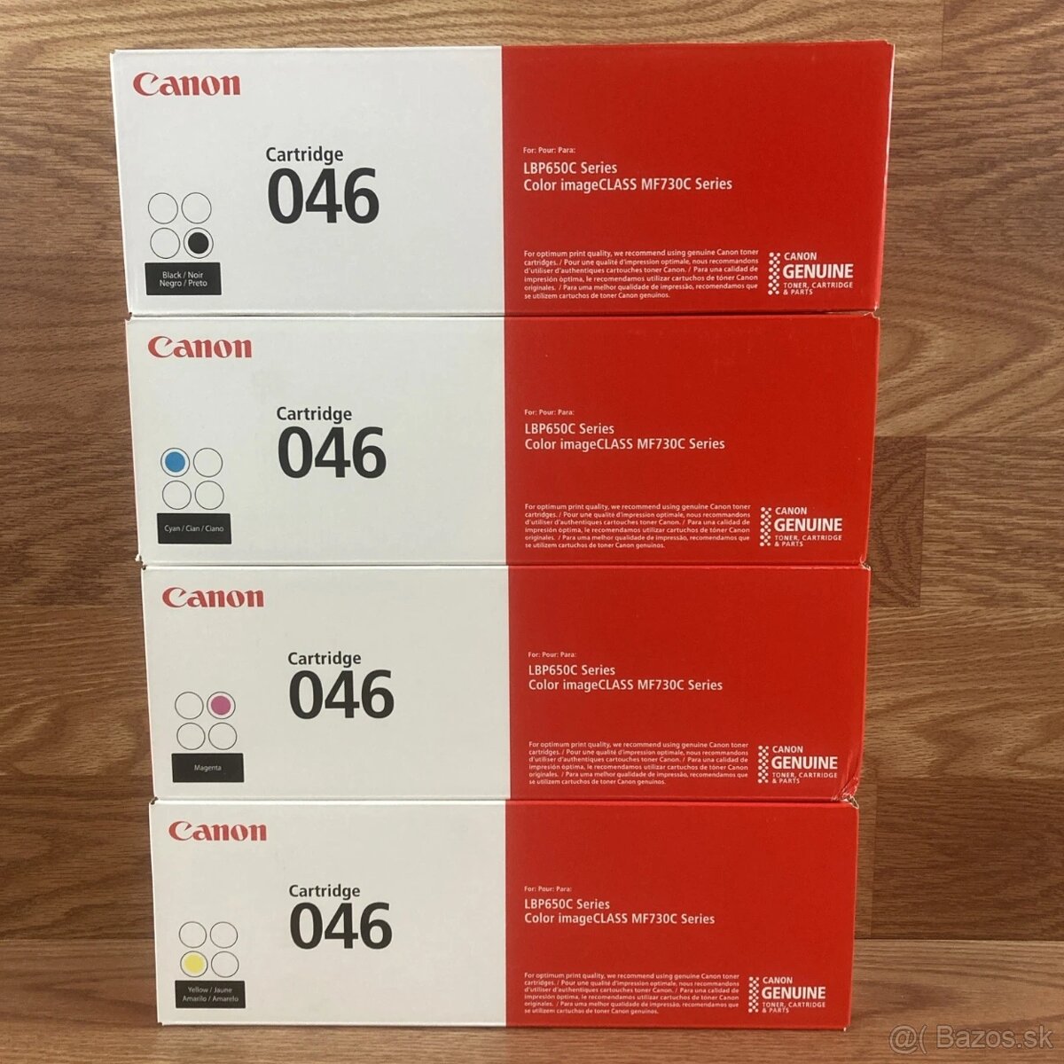 Nová sada tonerů Cannon 046