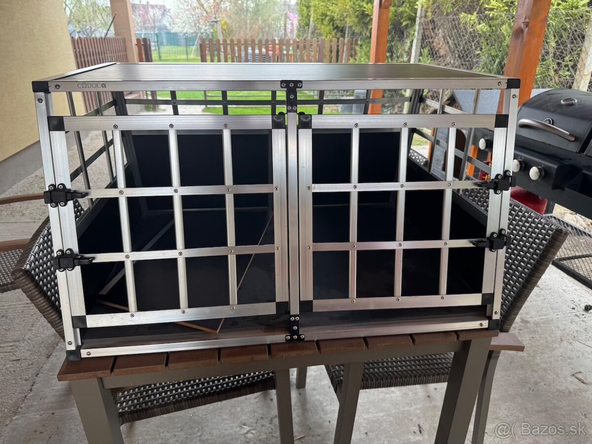 Prepravný box pre psa do auta - 89x69x50cm