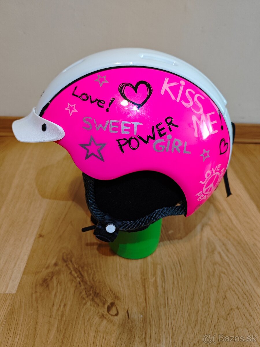 Detská lyžiarska prilba Casco, veľkosť 50-55cm