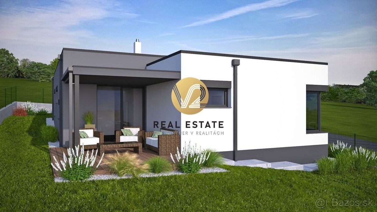 Na PREDAJ 4i bungalov novostavba 130m2 s garážou, Nitra - Če