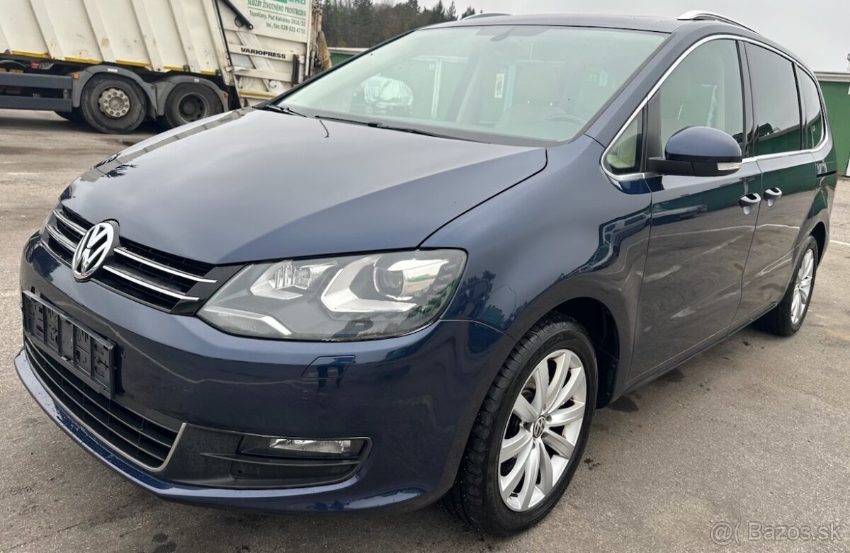 Volkswagen Sharan Highline 2.0, 125 kW DSG, Alcantara, 2011