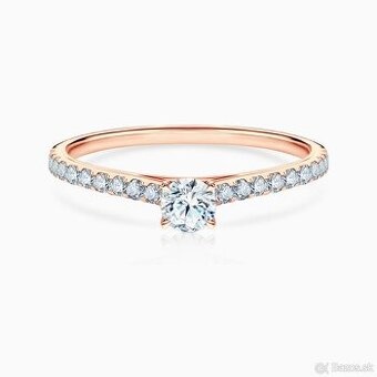 ✨ Predám zásnubný prsteň Rýdl LOVE 034 – ružové zlato 14 kt