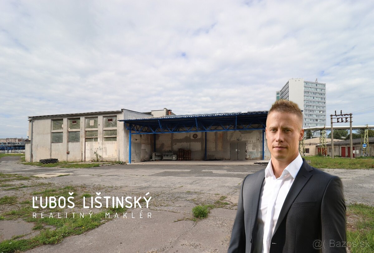 Priemyselná, skladová hala (800m2) v areály Chemosvitu