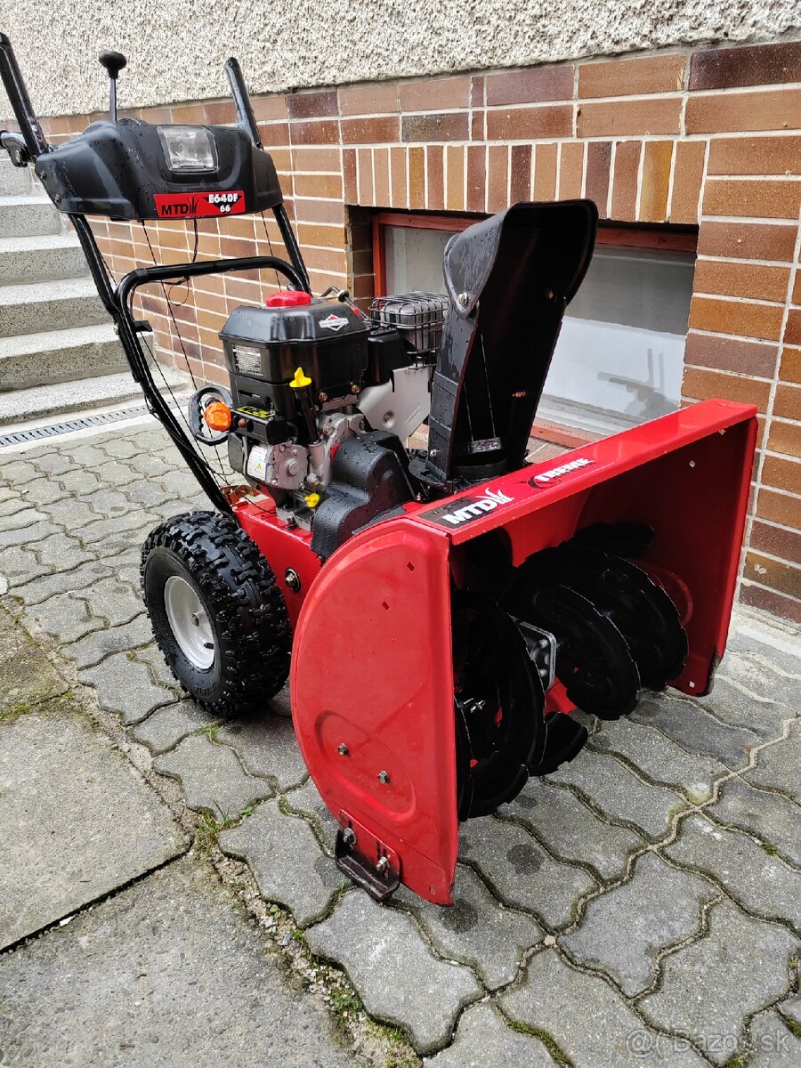 Snežná fréza mtd E640F dvojstupňová