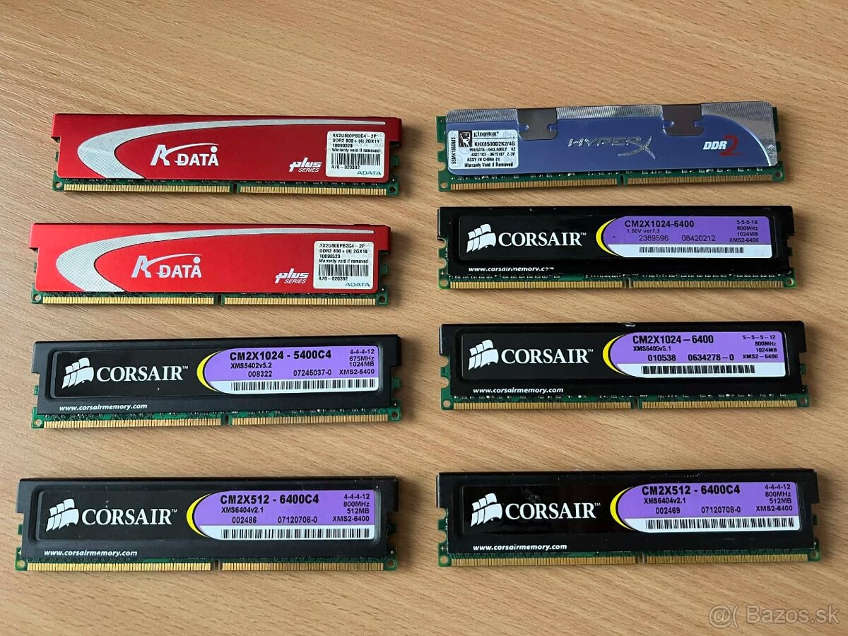Mix pamati DDR2 RAM