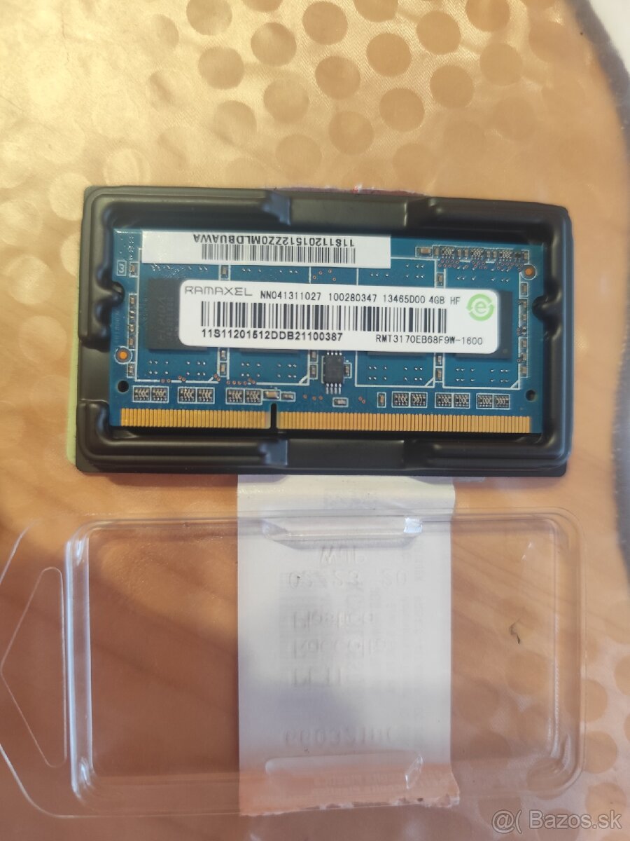 pamäť ram DDR3 SODIMM pre notebooky