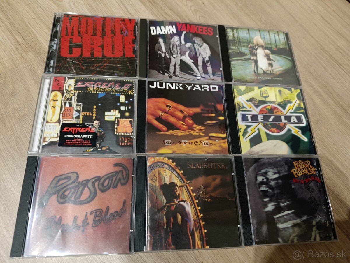 Predám heavy metal a rock CD