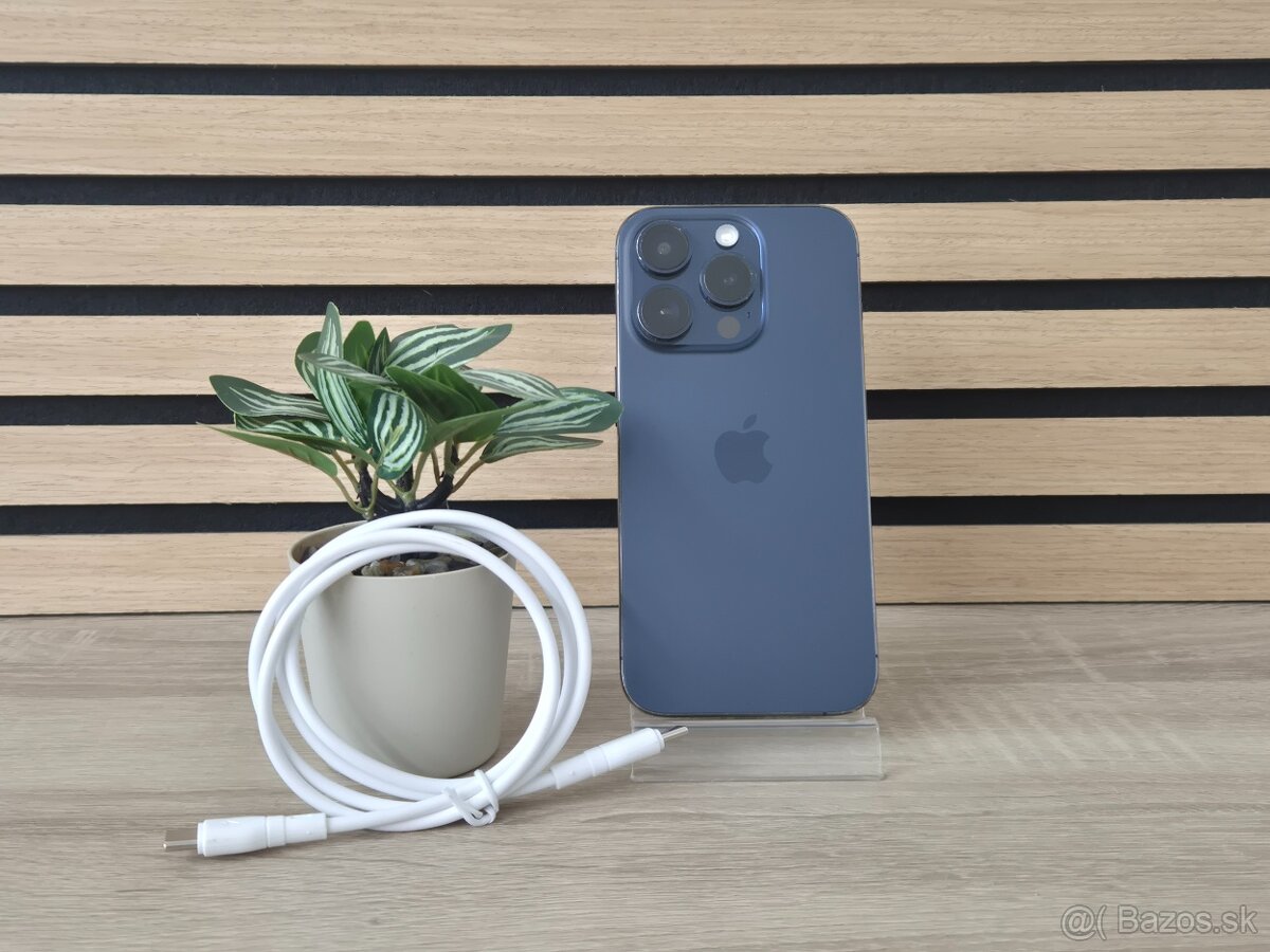 Apple iPhone 15 Pro 128GB Blue Titanium | ZÁRUKA 24M