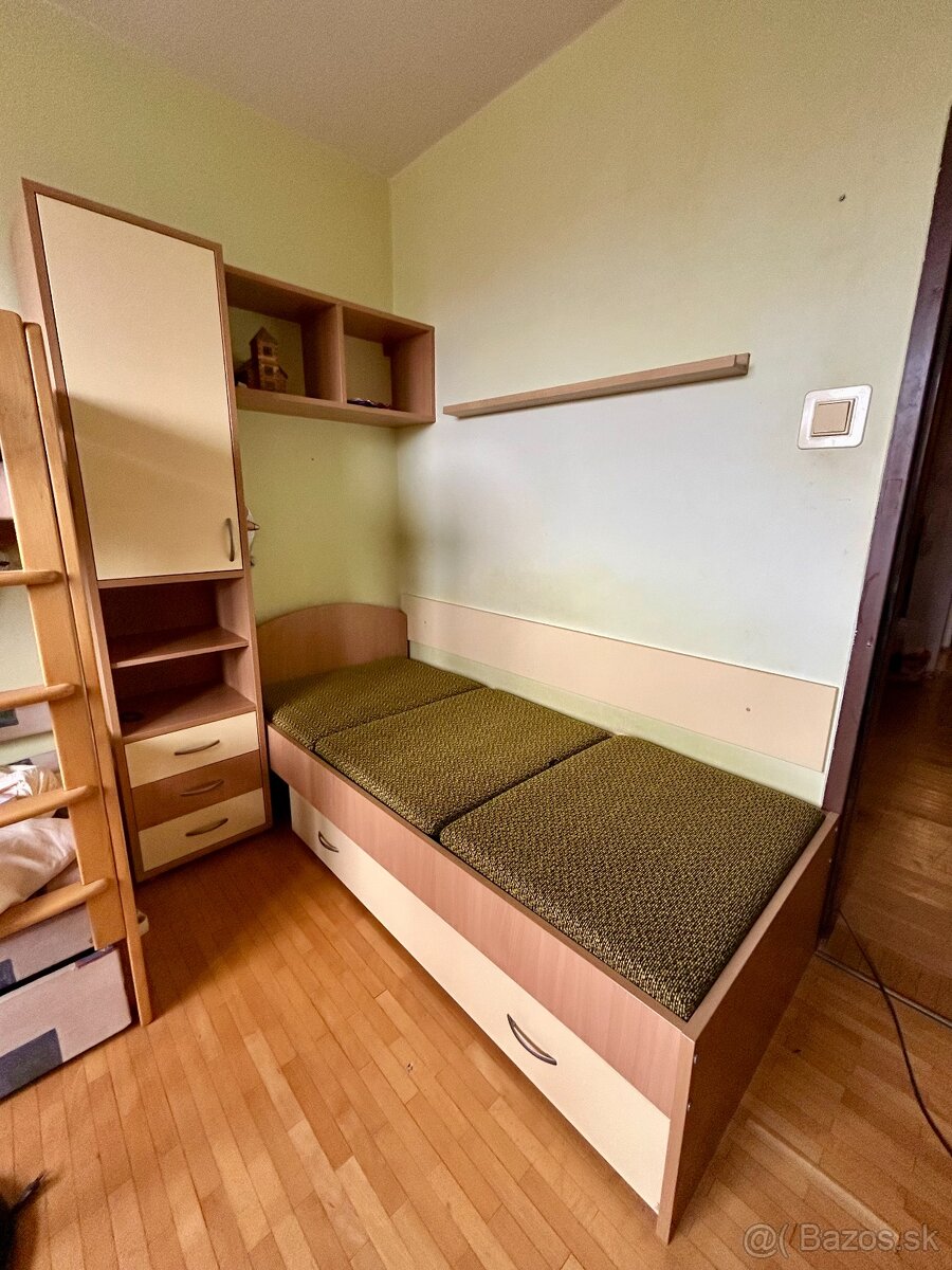 Cast detskej izby - Postel, Skrinka, Police