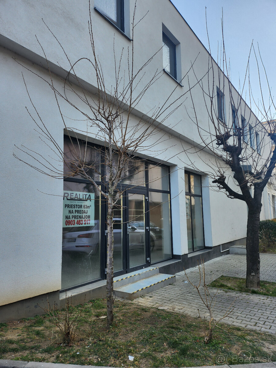 NOVÝ OBCHODNÝ PRIESTOR POLYGÓN S VÝKLADMI, 63m2