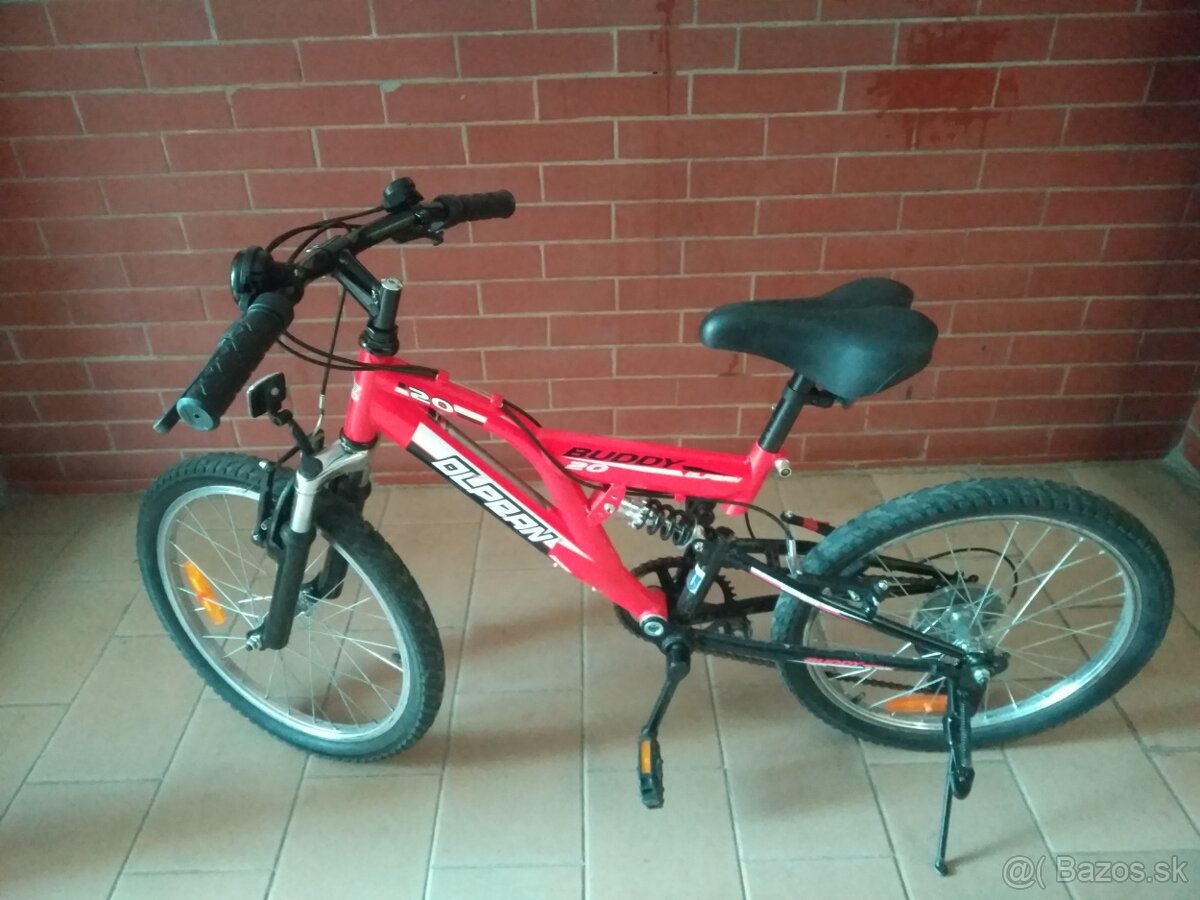 Predám detský bicykel Olpran Buddy 20" červená/čierna