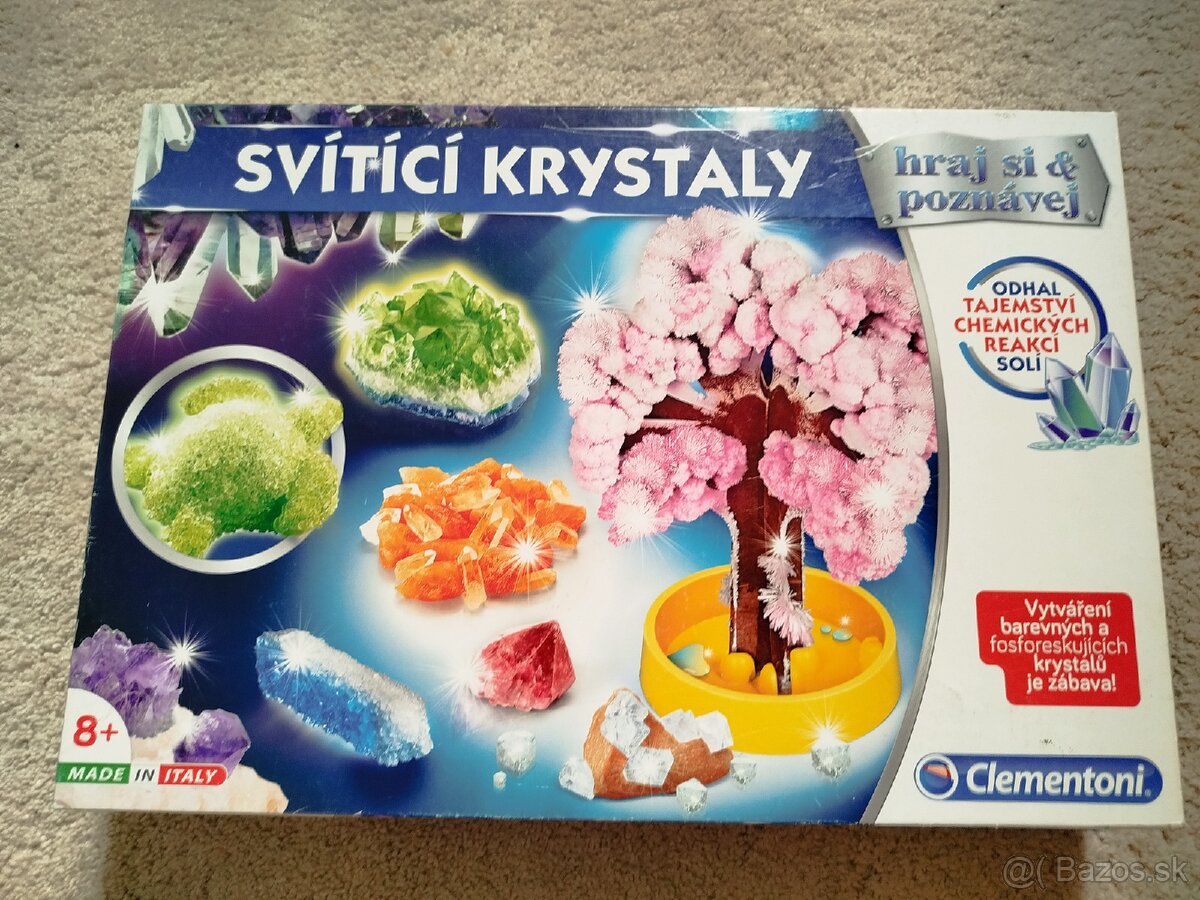 Sada Clementoni- kryštály