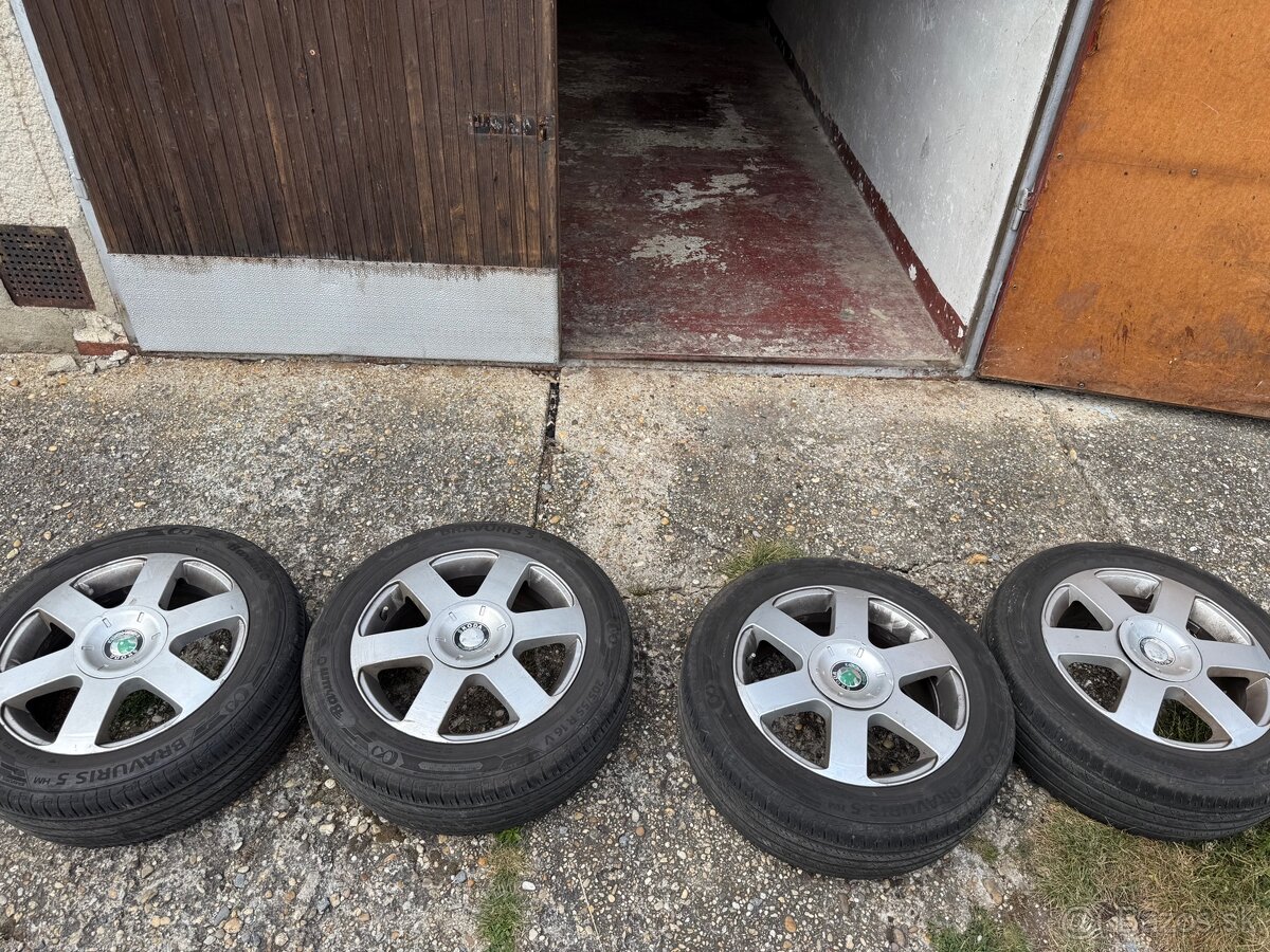 Elektróny Škoda 5x112 R16