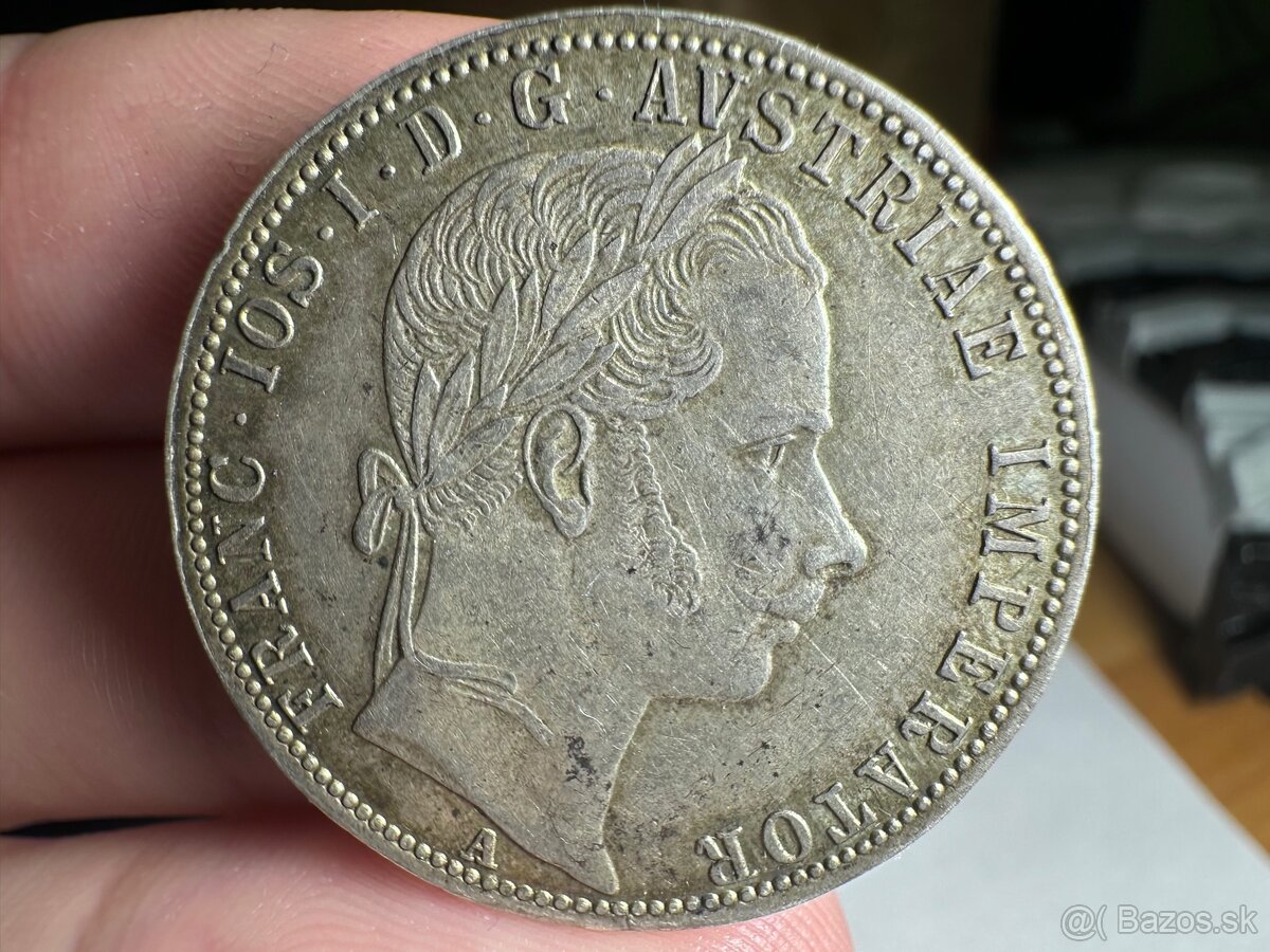 1 florin 1861 Franc Jozef