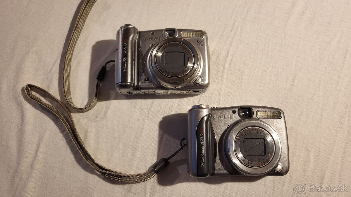 starý Canon A710IS a Canon A720IS