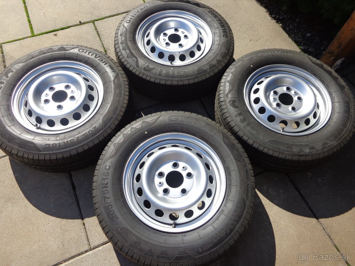 Fiat Ducato Peugeot Boxer Citroen Jumper  letna sada kolies