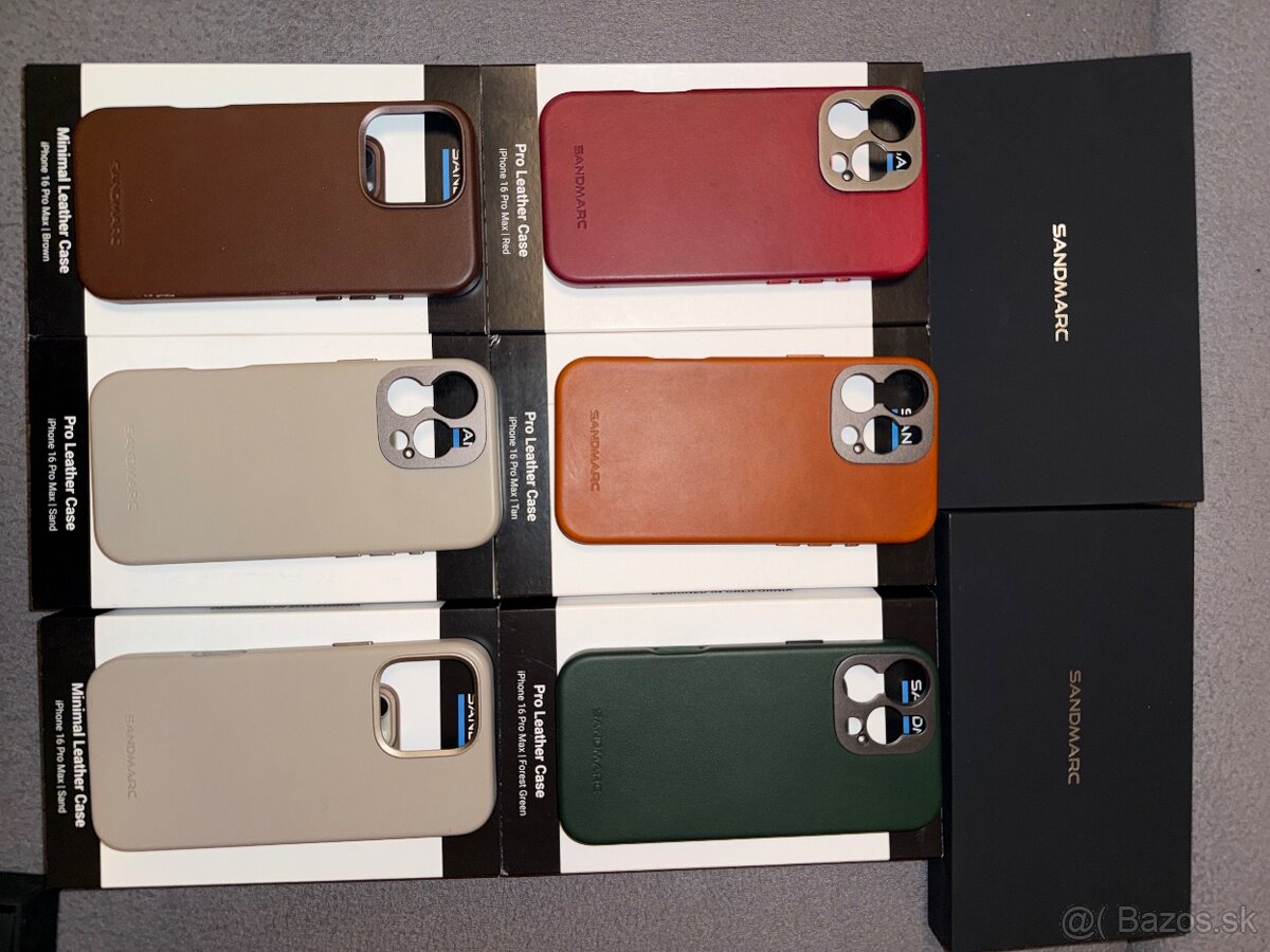 Kožené puzdro na iPhone 16 pro max