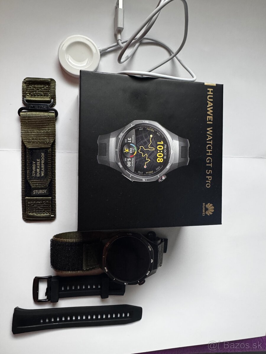 Inteligentné hodinky Huawei Watch GT 5 Pro 46 mm - Black