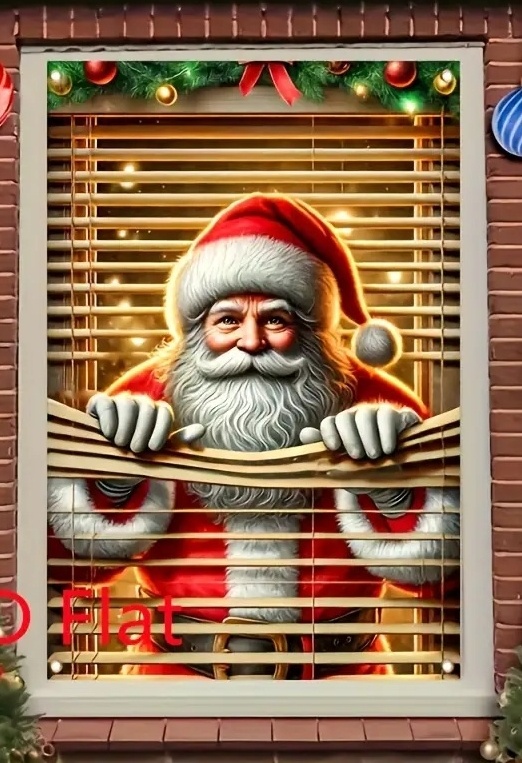 oknový baner - vianočný