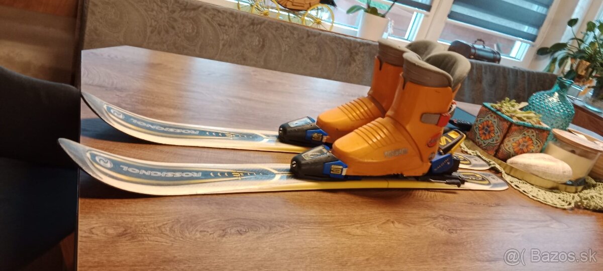 Detské lyže pre začiatočníkov a lyžiarky vo veľkosti 29.