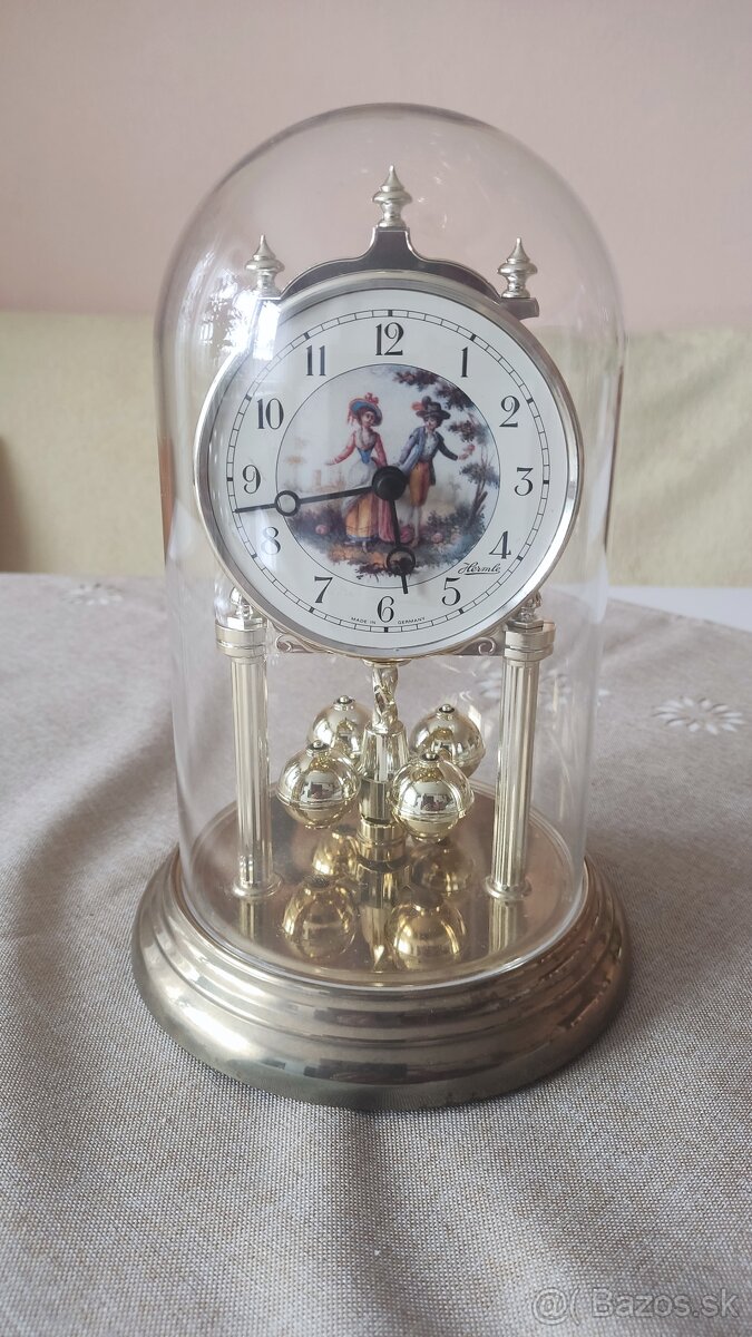 Stolové hodiny Hermle, budiky