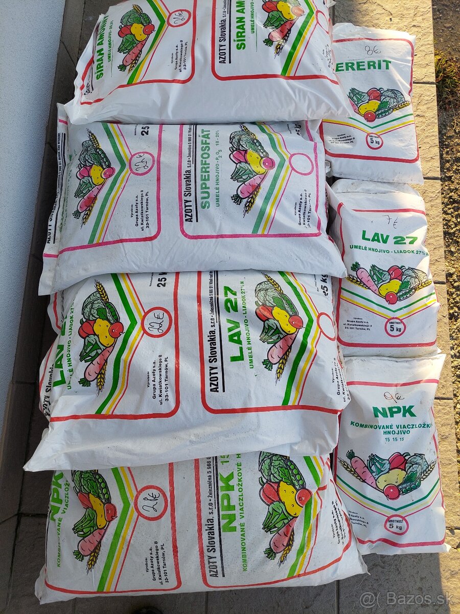 Liakok, siran amonny, NPK 15-5-15