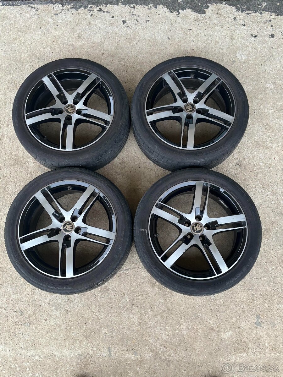 Hliníkové disky 5X100 r17