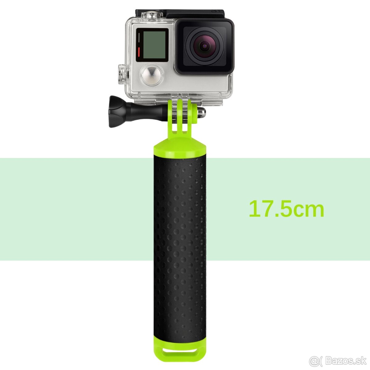 Plávajúci držiak pre akčné kamery GoPro - Zelený - NOVÝ
