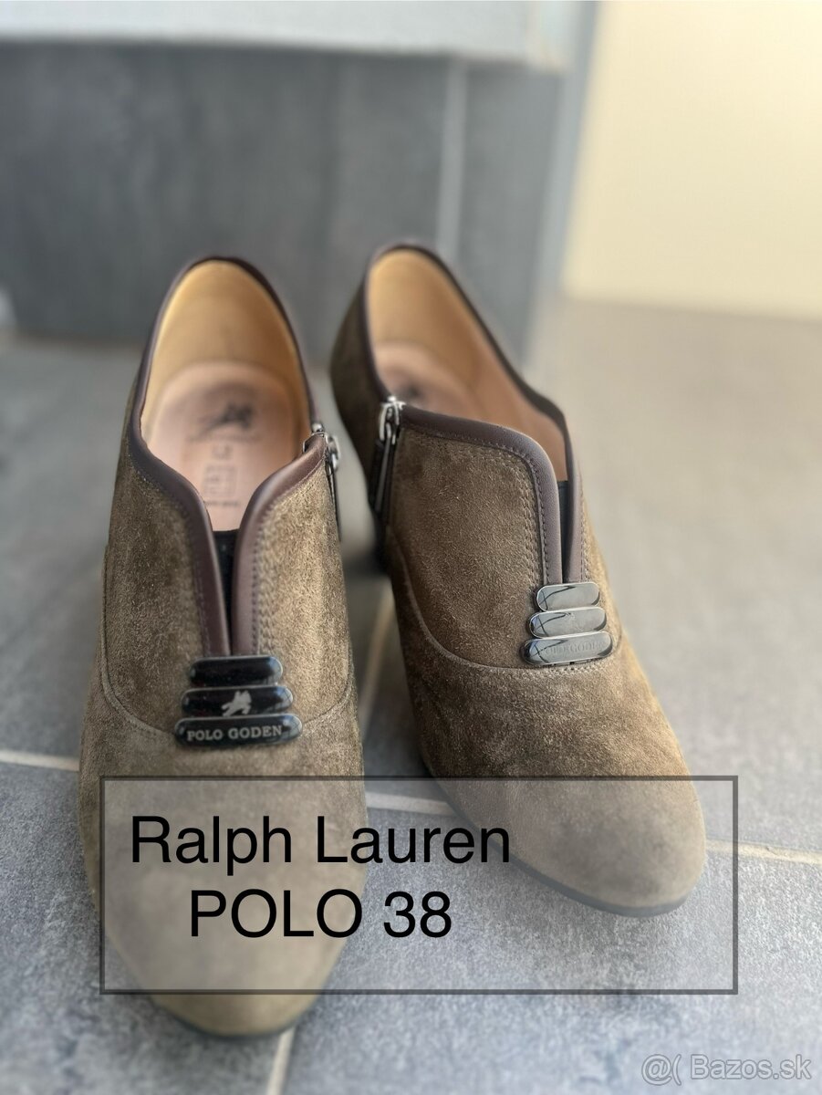 obuv - poltopánky značka Ralph Lauren POLO č. 38