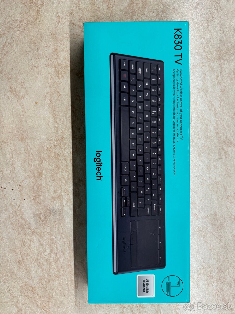 Bezdrôtová klávesnica Logitech K830 TV