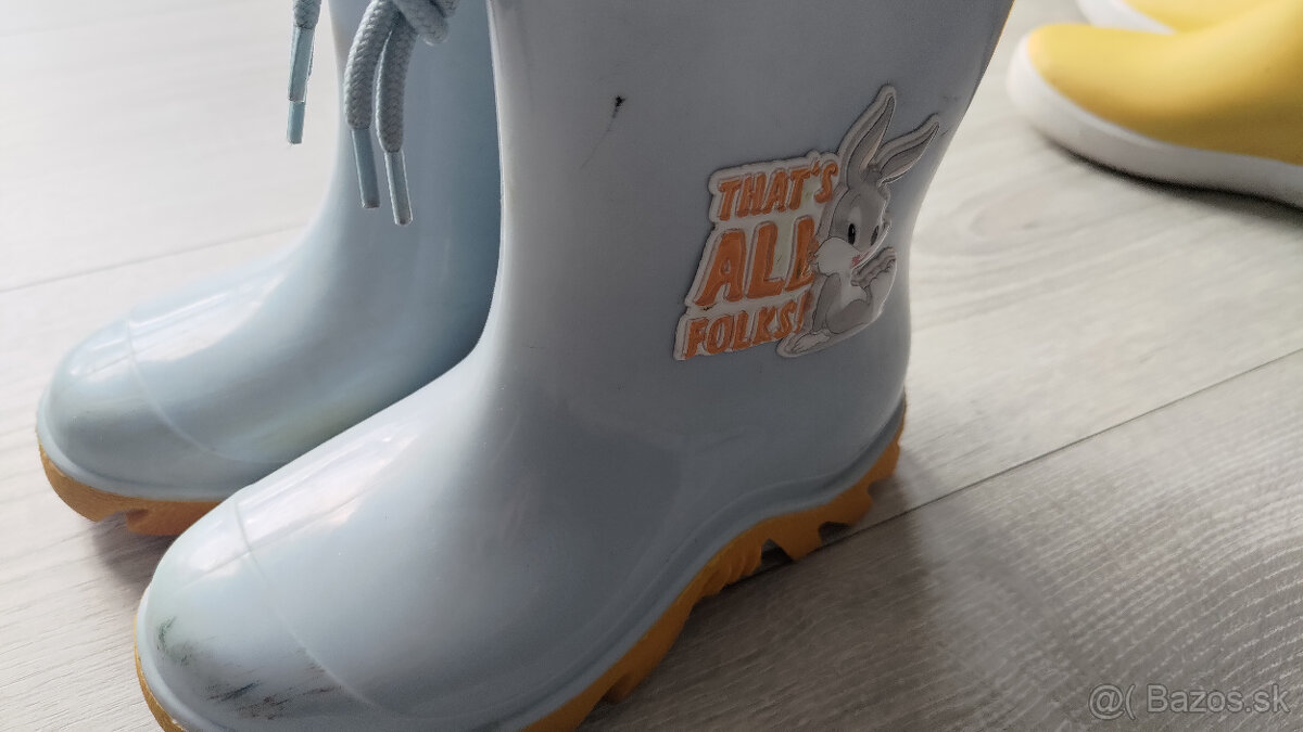Detské gumáky 26 Looney Tunes MODRÁ