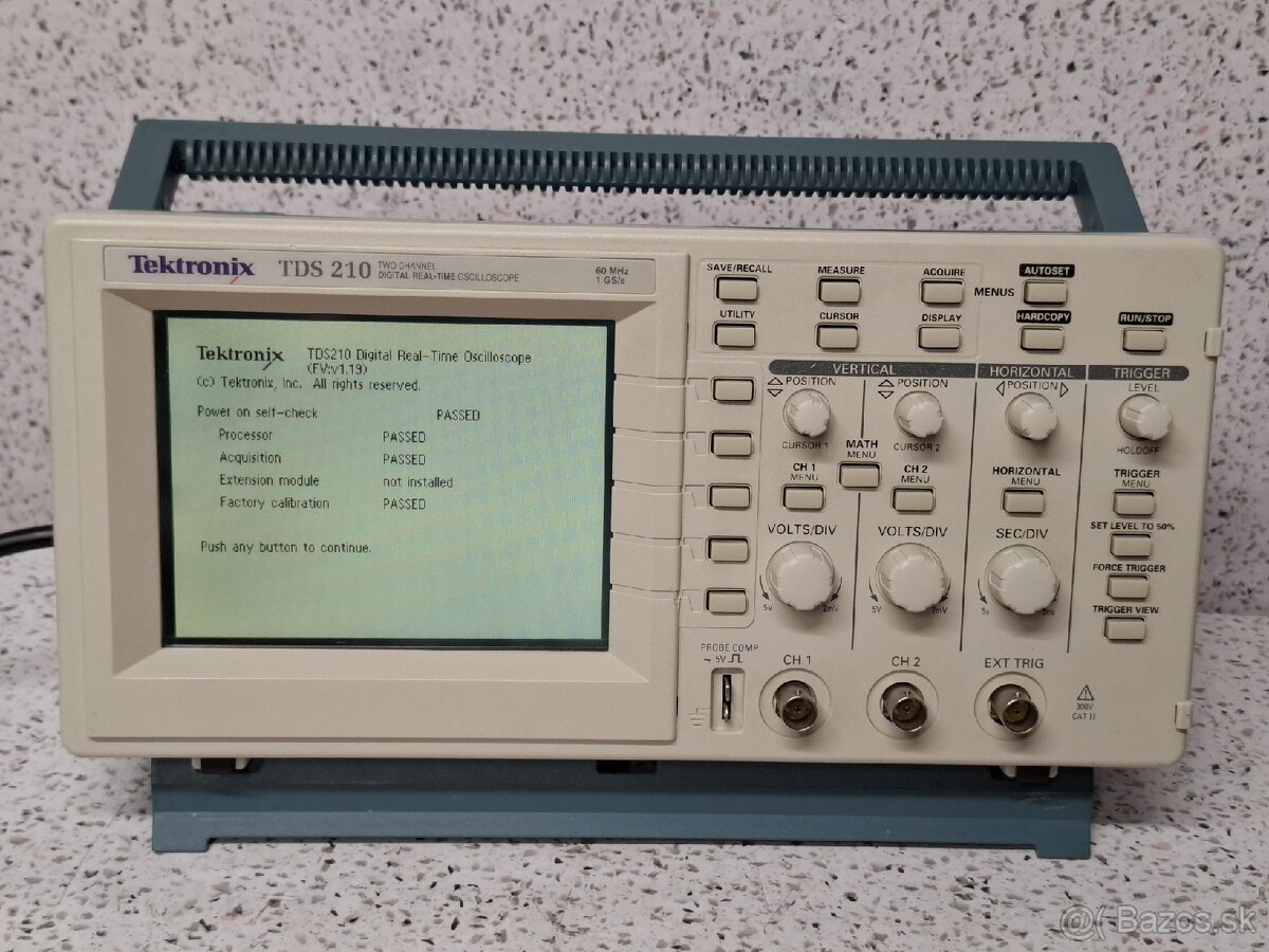 2x60Mhz - osciloskop TEKTRONIX TDS 210