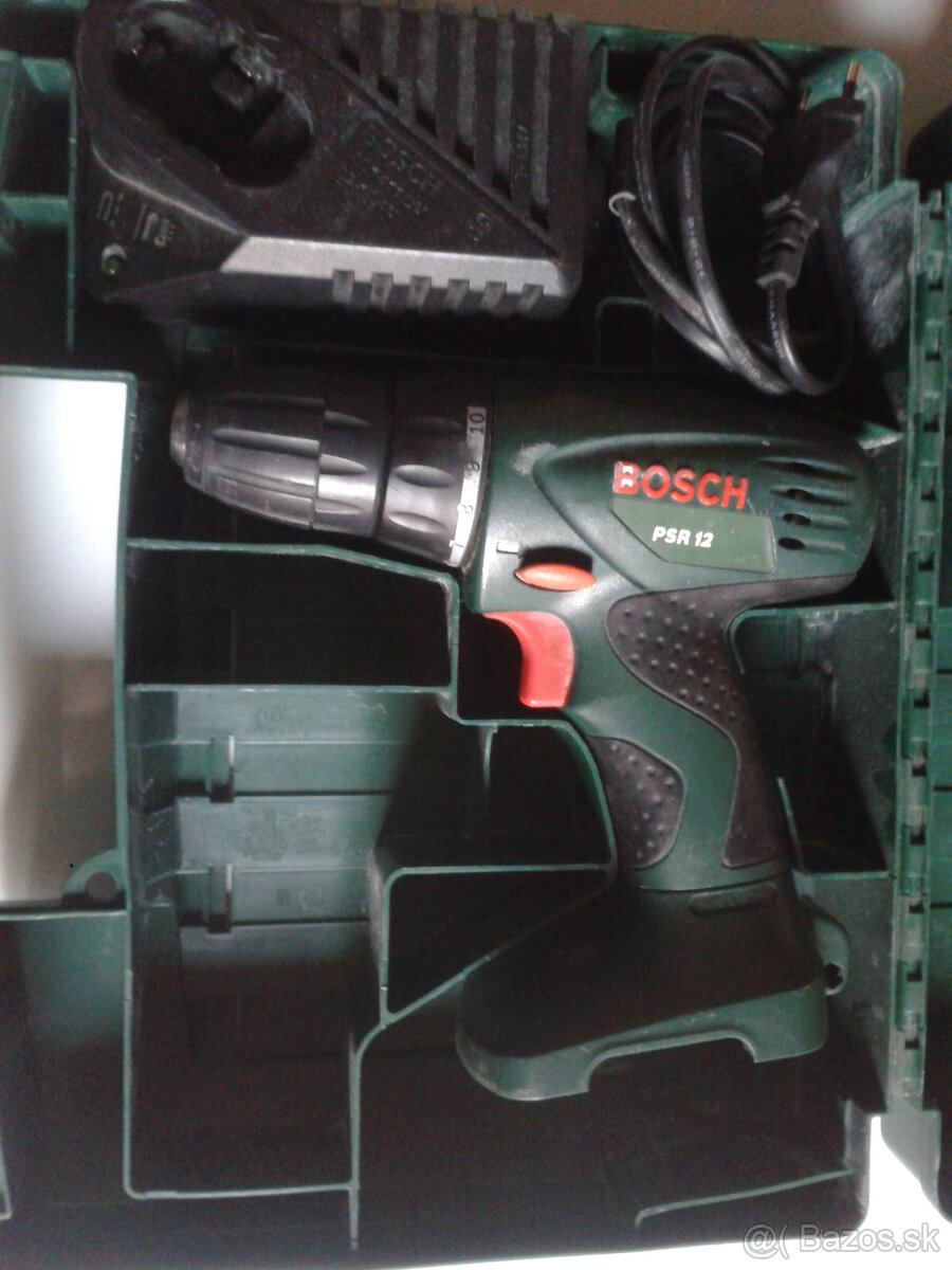 Srobovacka Bosch PSR12 + kufor