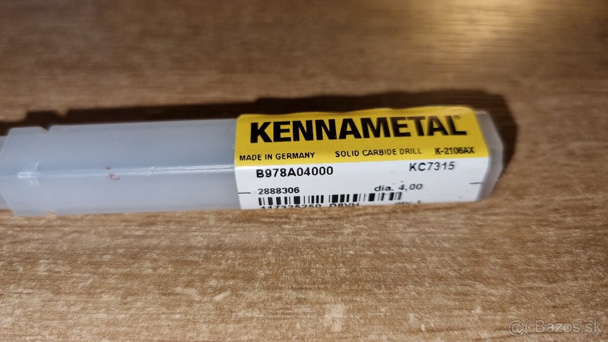 TK vrták Kennametal D4,0 8D